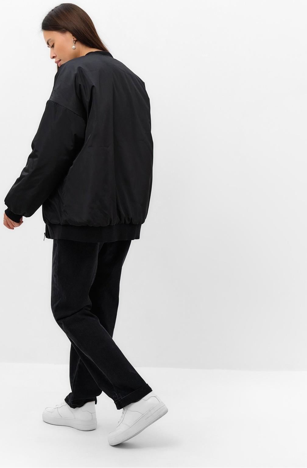 Куртка (бомбер) женский, черный, р. XL (48-50)