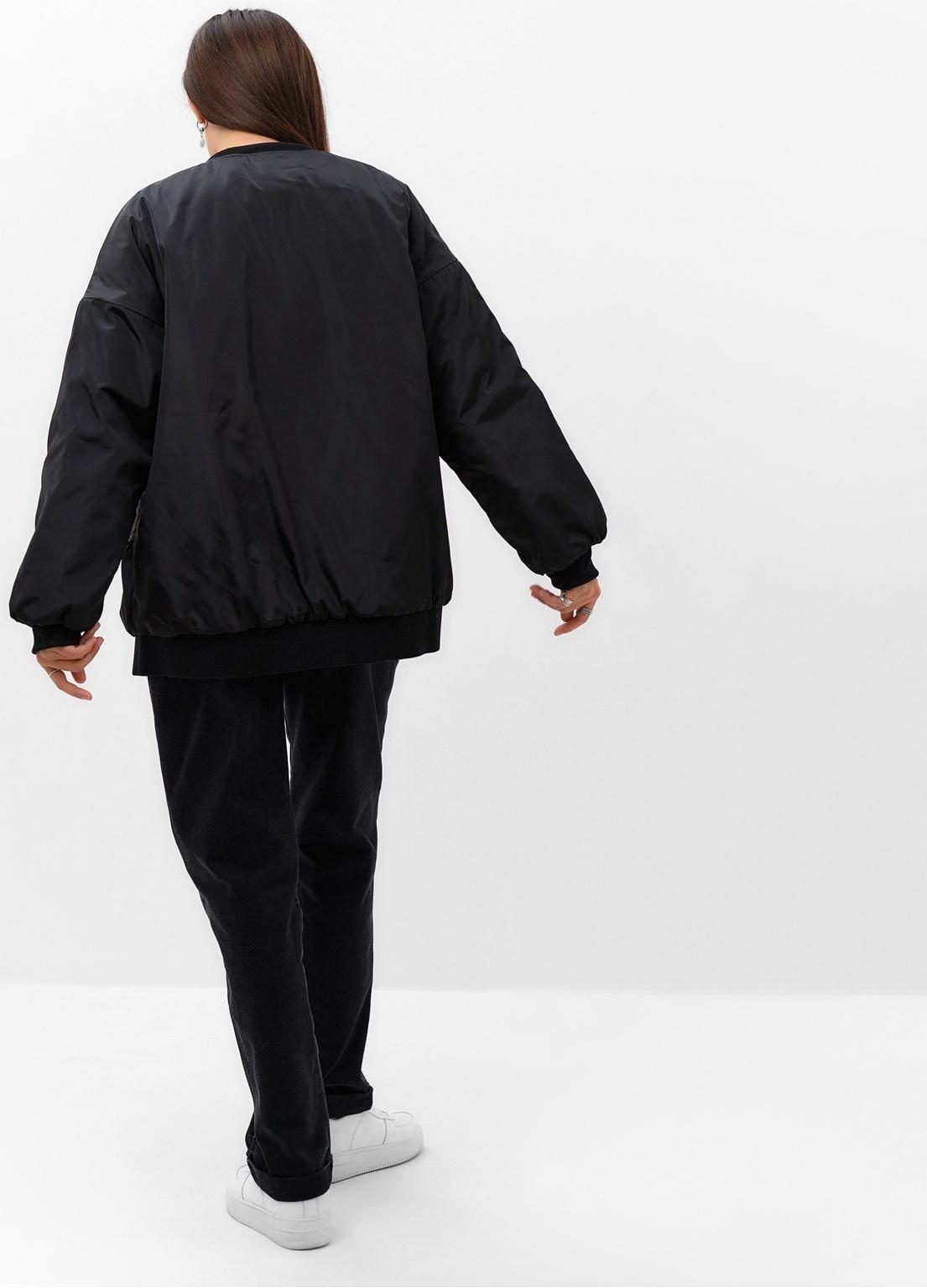 Куртка (бомбер) женский, черный, р. XL (48-50)