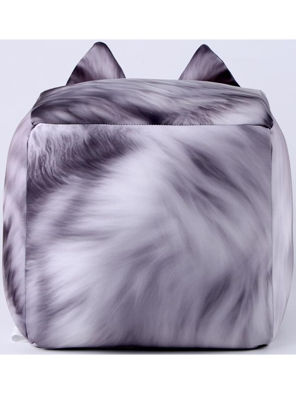 Антистресс кубы «кот», серый, угрюмый