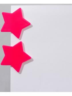 Серьги акрил 