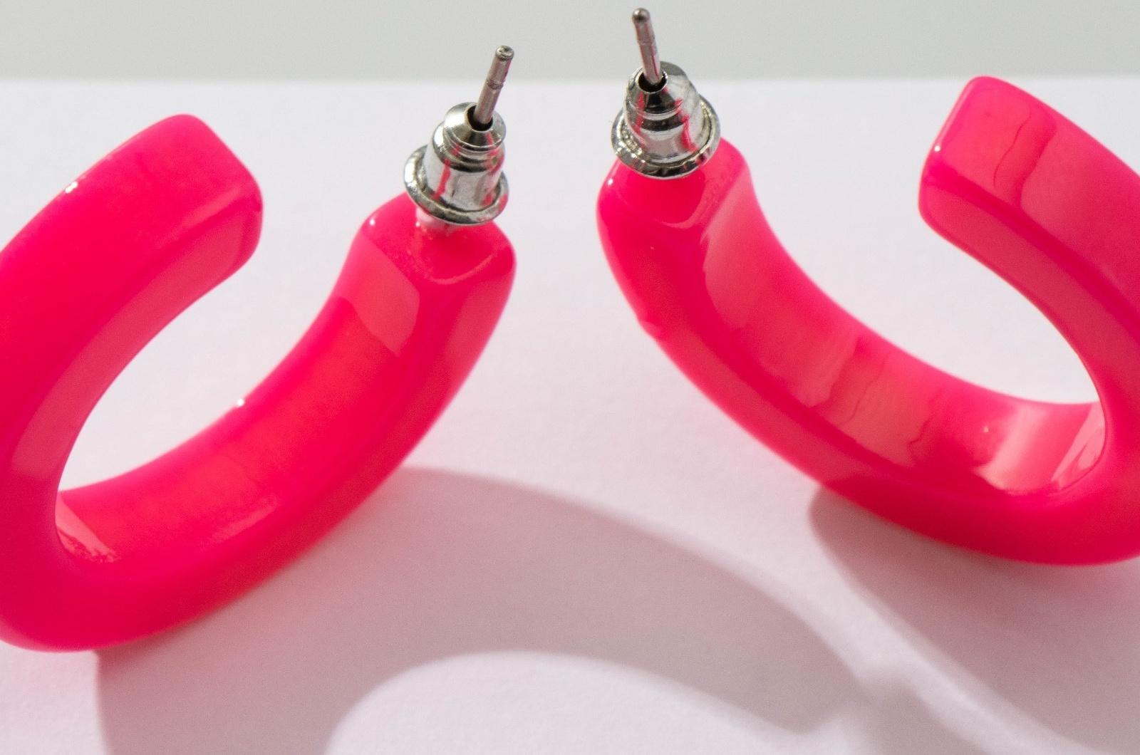 Серьги акрил 