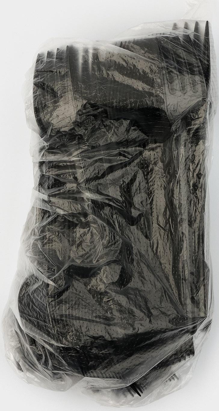 Вилка одноразовая чёрная «Стандарт» 15,5 см