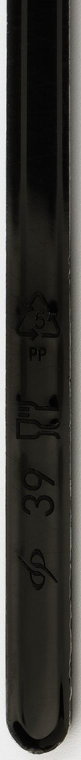 Размешиватель одноразовый чёрный,16 см