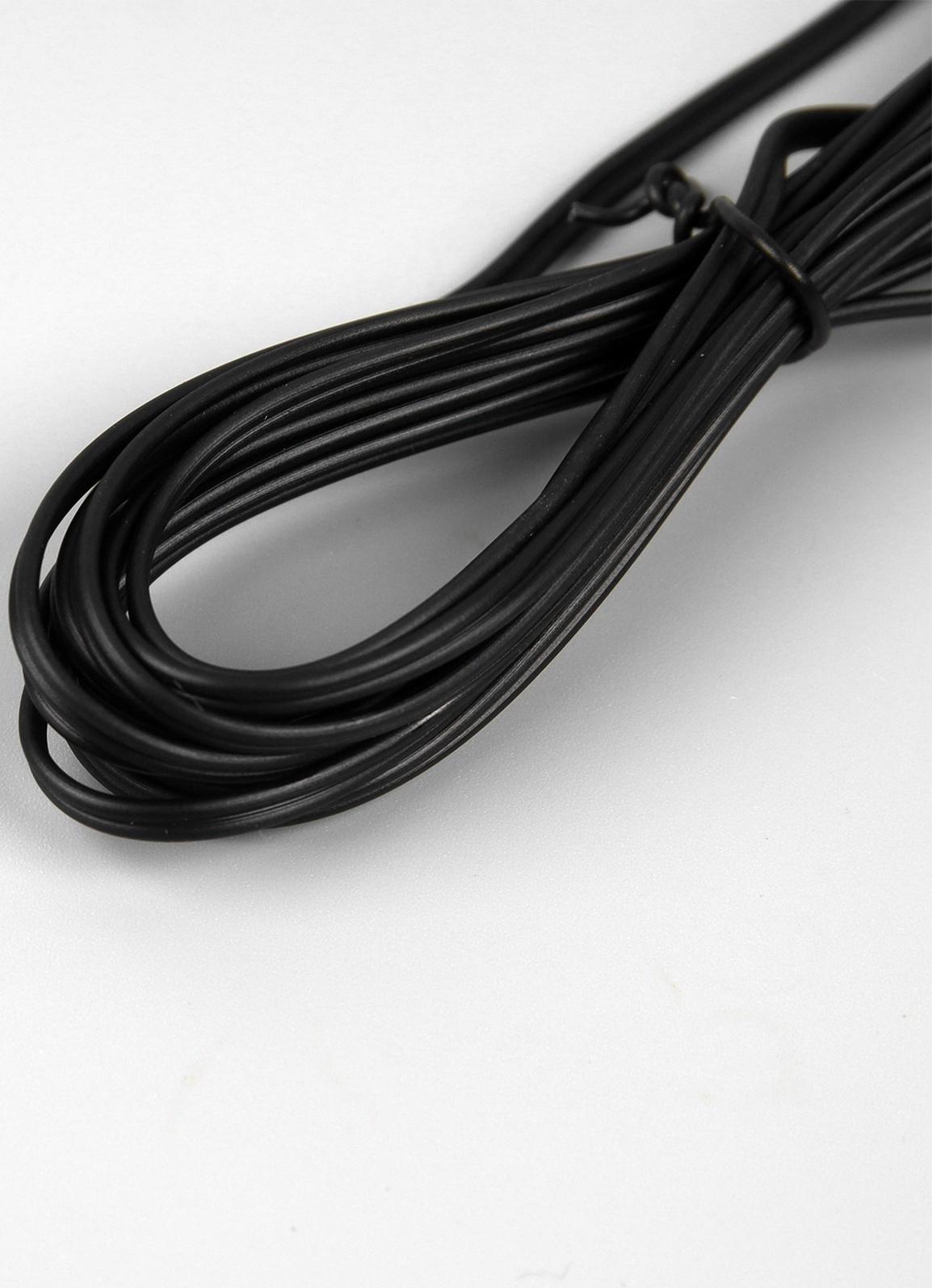 Удлинитель для комнатных гирлянд, 3 м, тёмная нить, УМС-вилка