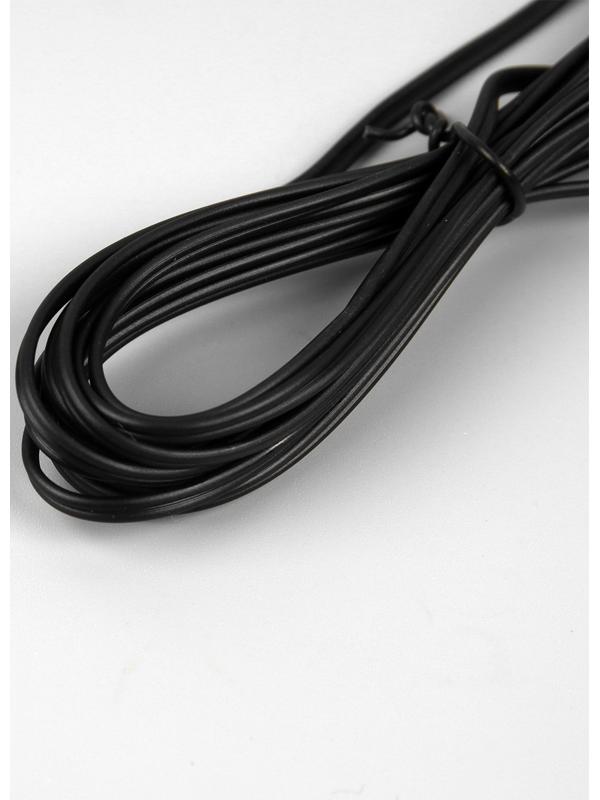 Удлинитель для комнатных гирлянд, 3 м, тёмная нить, УМС-вилка