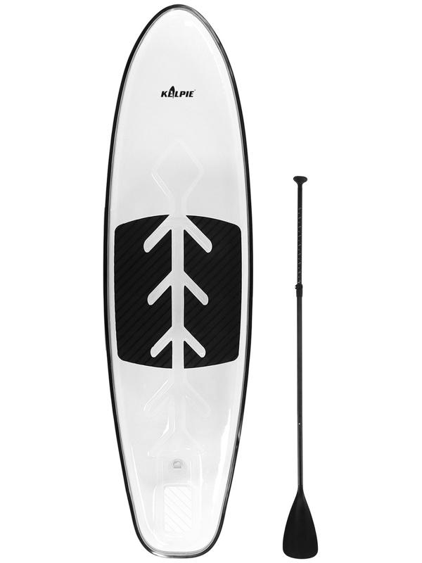 SUP-доска KELPIE прозрачная, для сёрфинга, 312х85х13 см