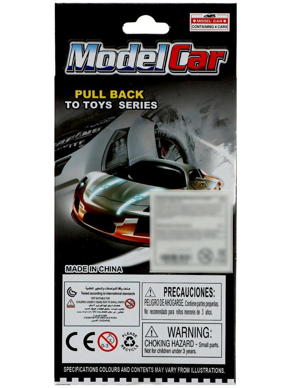 Набор машинок «Гоночные», в наборе 4 шт