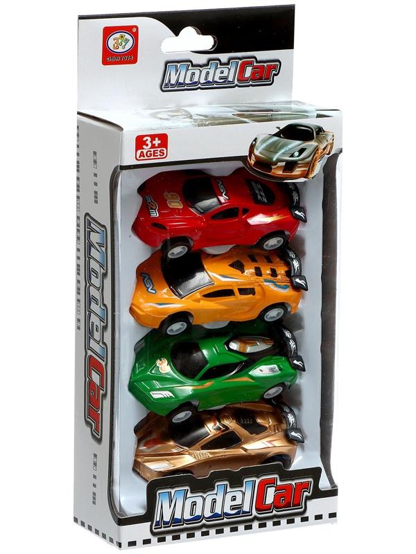 Набор машинок «Гоночные», в наборе 4 шт