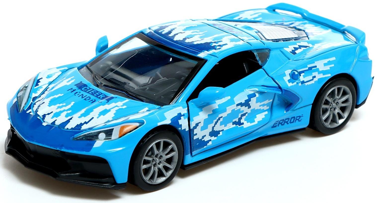 Машина металлическая «Спорткар», 1:32, инерция, открываются двери, цвет МИКС