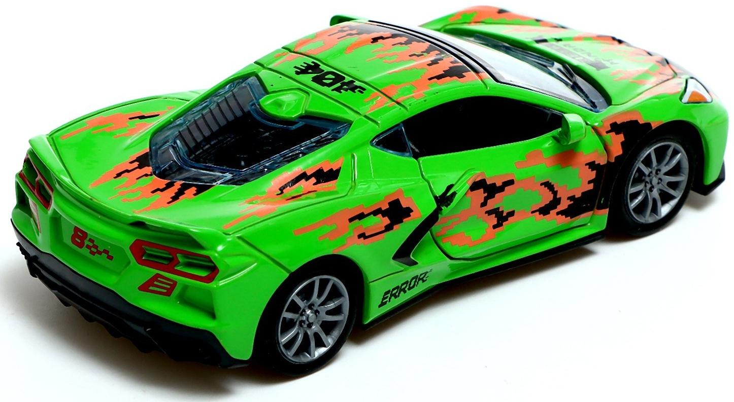 Машина металлическая «Спорткар», 1:32, инерция, открываются двери, цвет МИКС