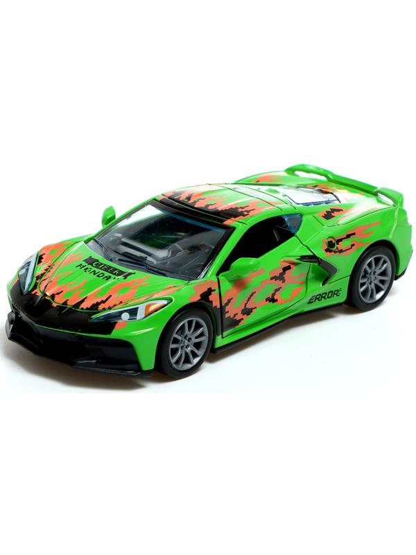 Машина металлическая «Спорткар», 1:32, инерция, открываются двери, цвет МИКС