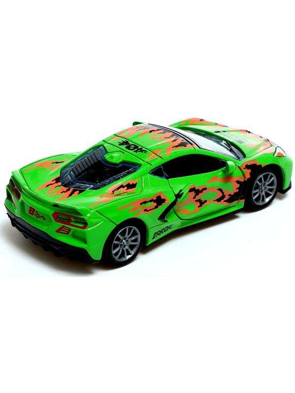 Машина металлическая «Спорткар», 1:32, инерция, открываются двери, цвет МИКС