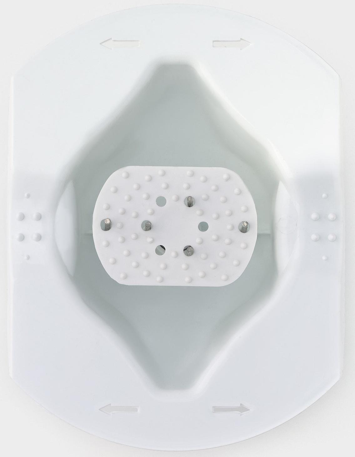 Овощерезка-шинковка Доляна «Смарти», 3 сменных насадки, пушер, цвет белый