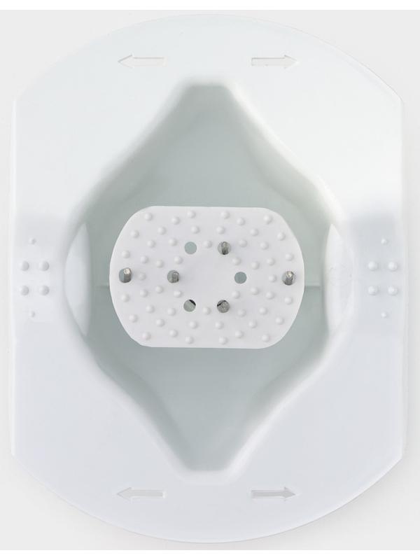 Овощерезка-шинковка Доляна «Смарти», 3 сменных насадки, пушер, цвет белый