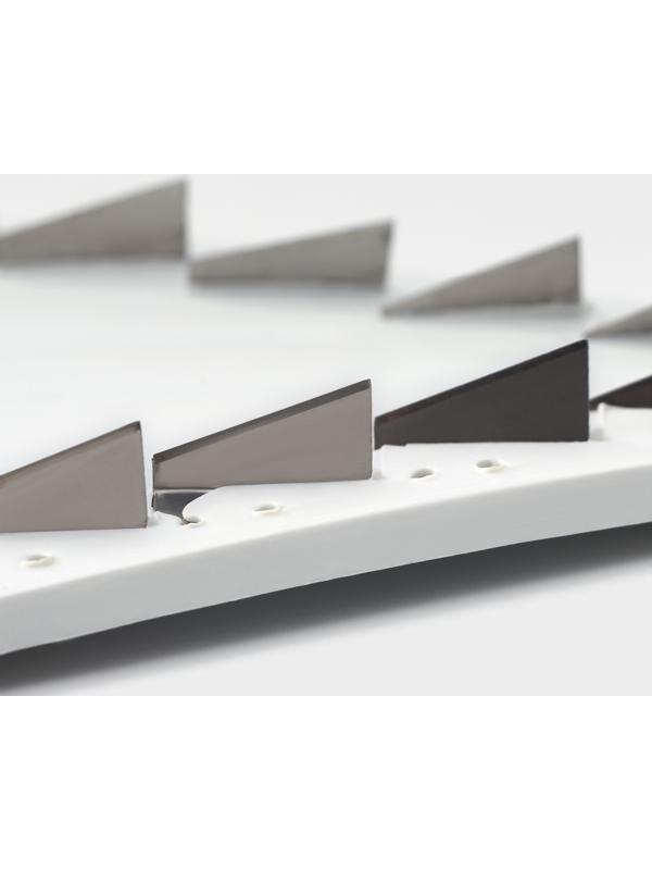 Овощерезка-шинковка Доляна «Смарти», 3 сменных насадки, пушер, цвет белый