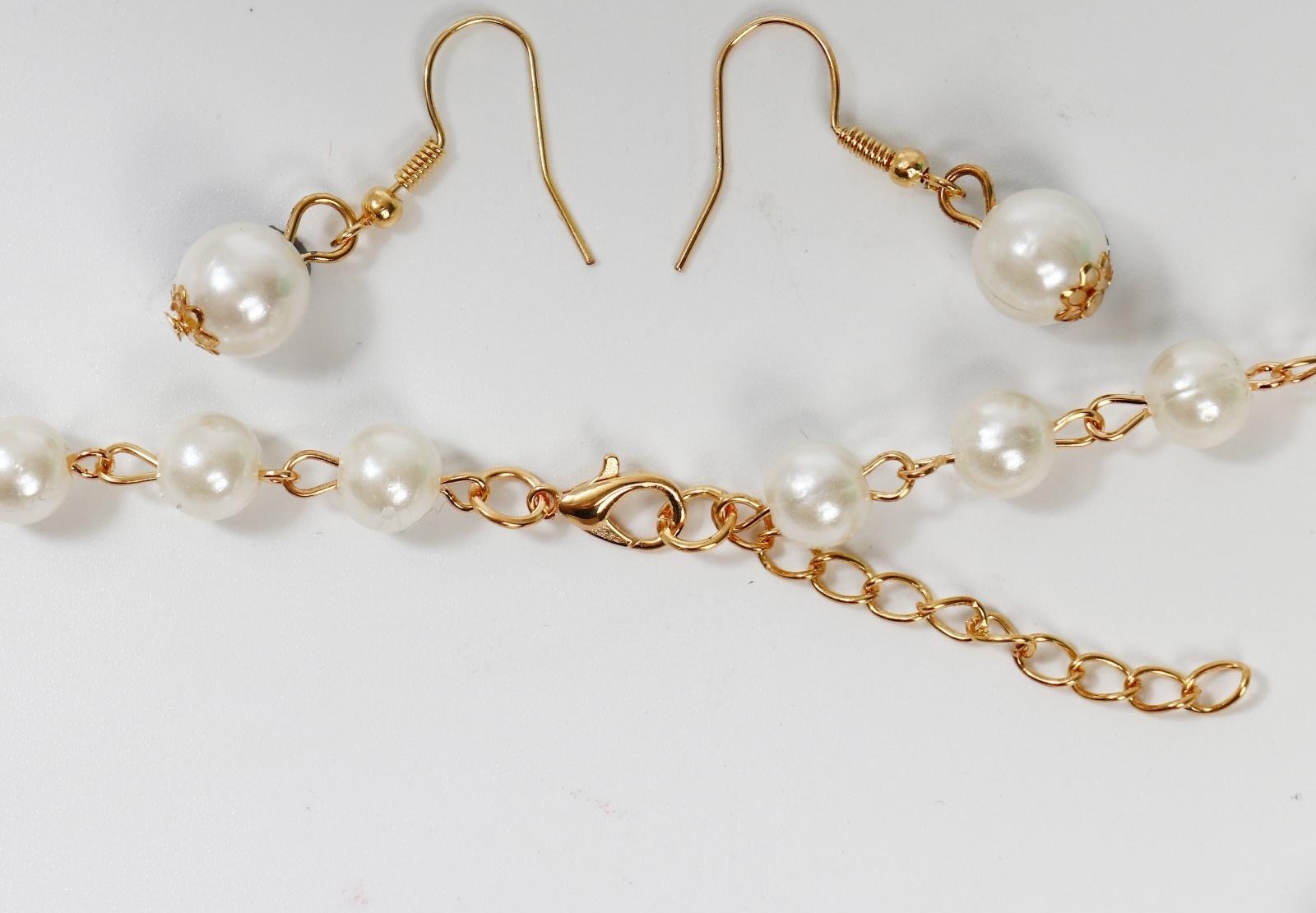 Набор 2 предмета: серьги, колье 