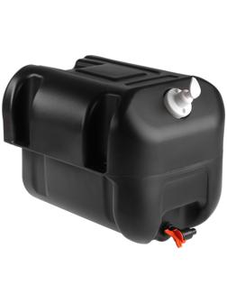 Рукомойник на полуприцеп 30 л, черный, мыльница с дозатором, ТТ-РК-30