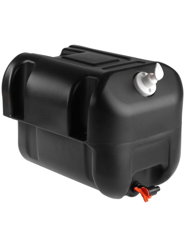 Рукомойник на полуприцеп 30 л, черный, мыльница с дозатором, ТТ-РК-30