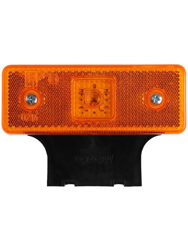 Фонарь габаритный с кронштейном, жёлтый, LED, 12 х 3 х 7,7 см, 2327Y