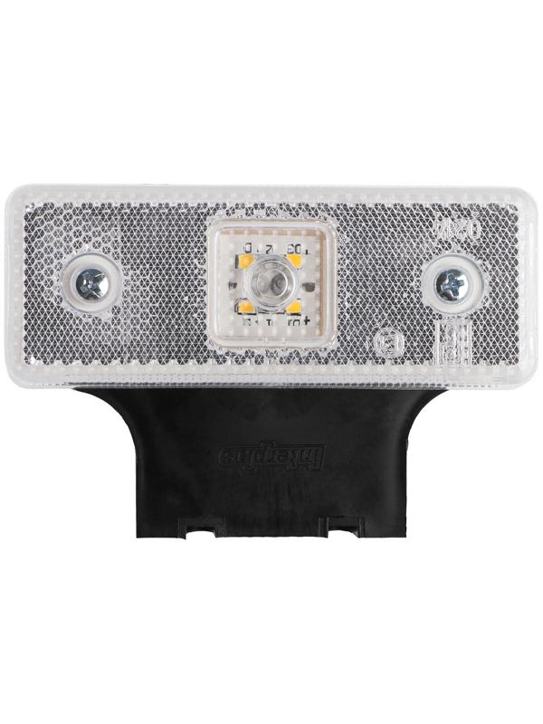 Фонарь габаритный с кронштейном, белый, LED, 12 х 3 х 7,7 см, 2327W