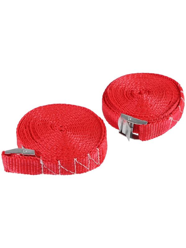 Ремень для крепления груза TORSO с фиксатором 4 м, 2 шт, европакет