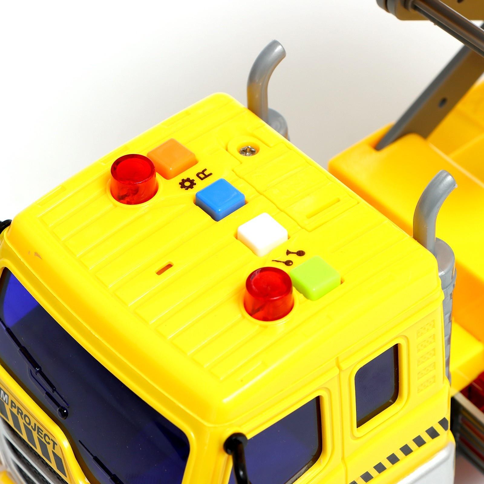 Грузовик инерционный «Автовышка», 1:16, свет и звук