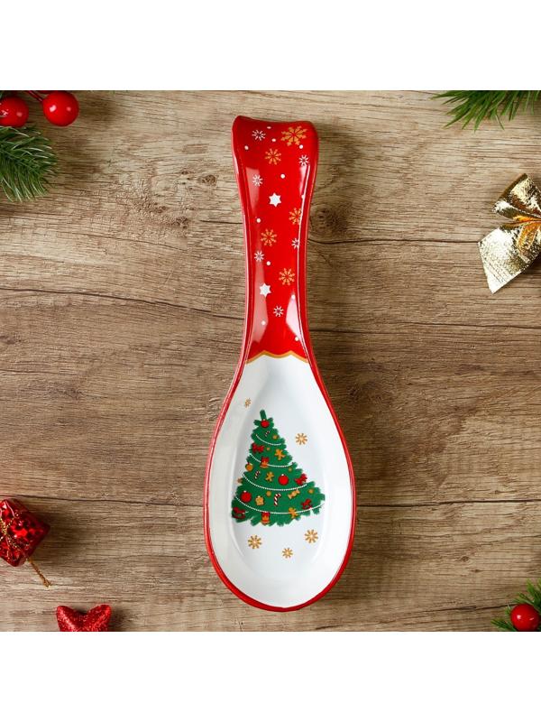 Подставка под ложку «Пряничные человечки», 7 х 22.3 см