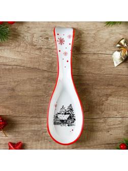 Подставка под ложку «Избушка», 7 х 22.3 см