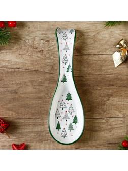 Подставка под ложку «Зимний лес», 7 х 22.3 см