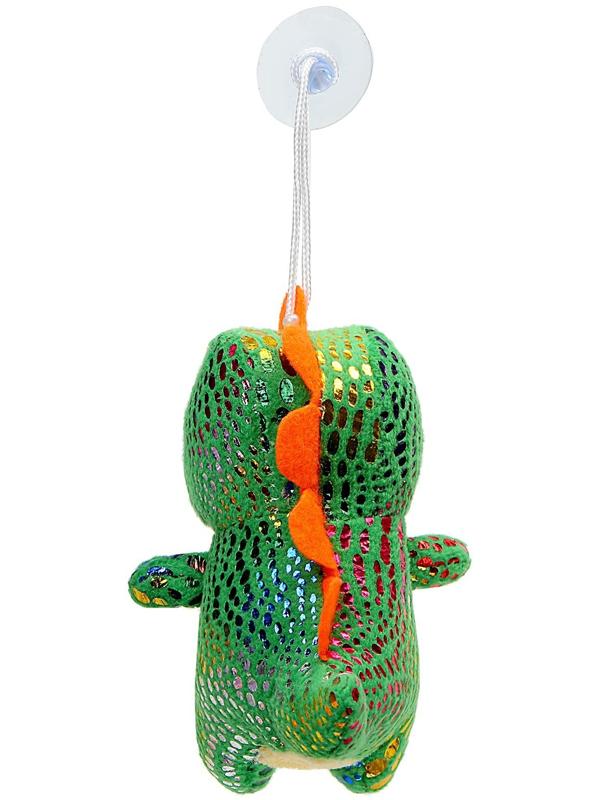 Мягкая игрушка «Динозаврик» с цветочком, на подвесе, 11 см, цвет МИКС