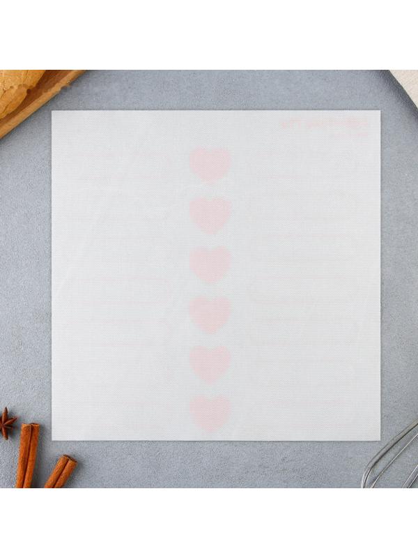 Силиконовый армированный коврик для выпечки «Эклеры», 27.5 х 27.5 см