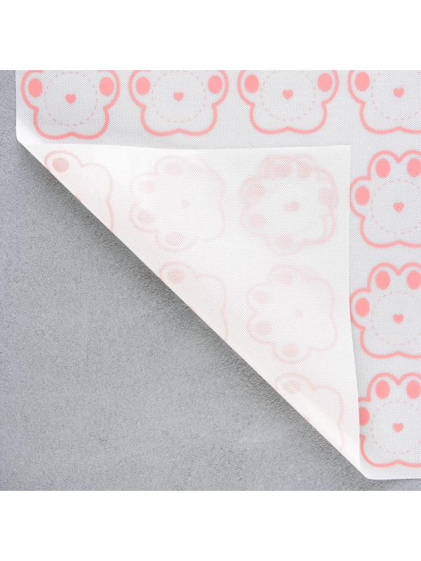 Силиконовый армированный коврик для выпечки «Лапки», 27.5 х 27.5 см