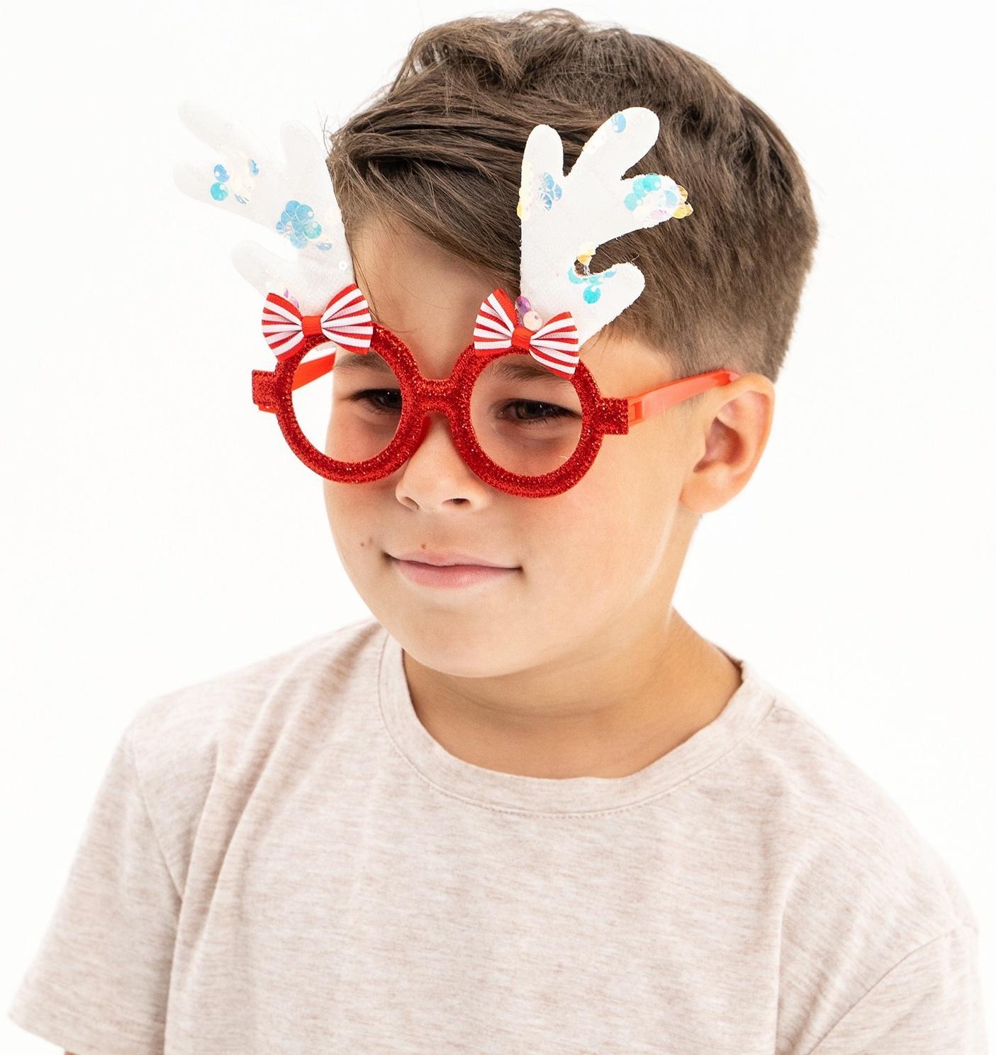 Карнавальные очки «Рожки», цвета МИКС