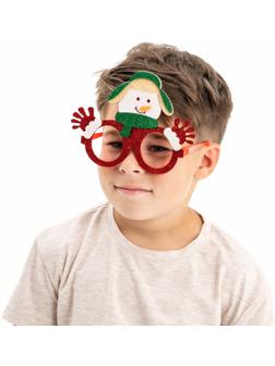Карнавальные очки «Снеговик»