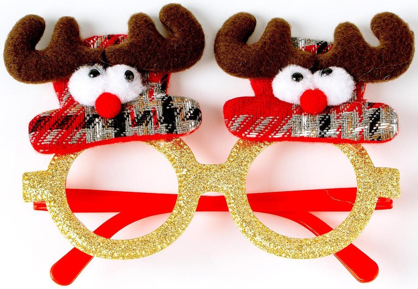 Карнавальные очки «Олень»