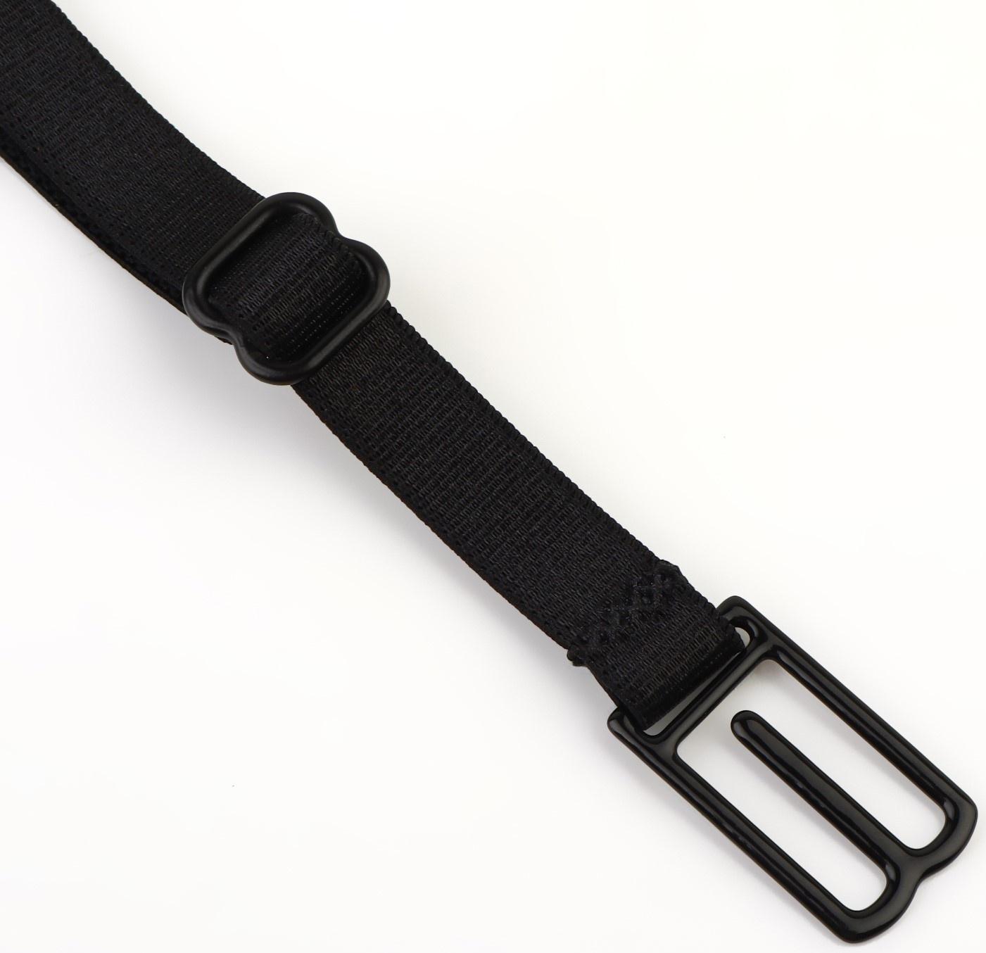 Набор фиксаторов для бретелей, 10 мм, 15-25 см, 3 шт, цвет чёрный/белый/бежевый