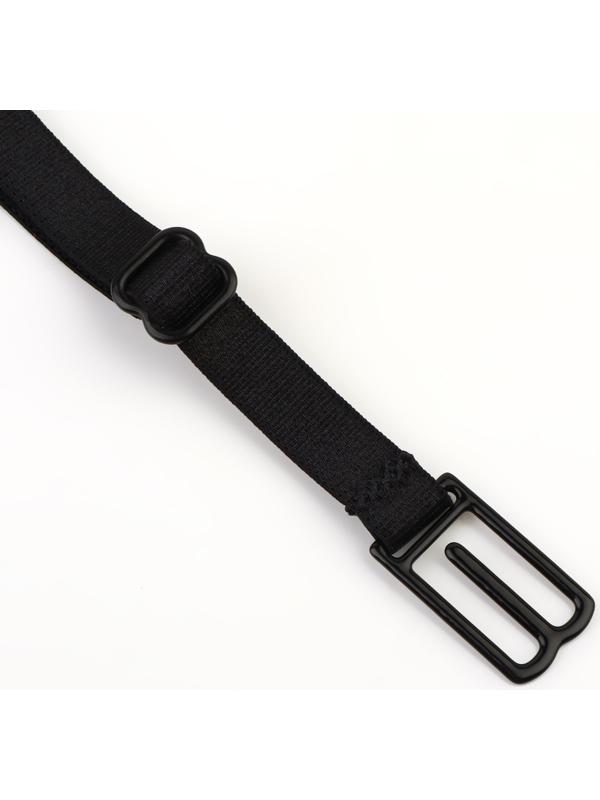 Набор фиксаторов для бретелей, 10 мм, 15-25 см, 3 шт, цвет чёрный/белый/бежевый