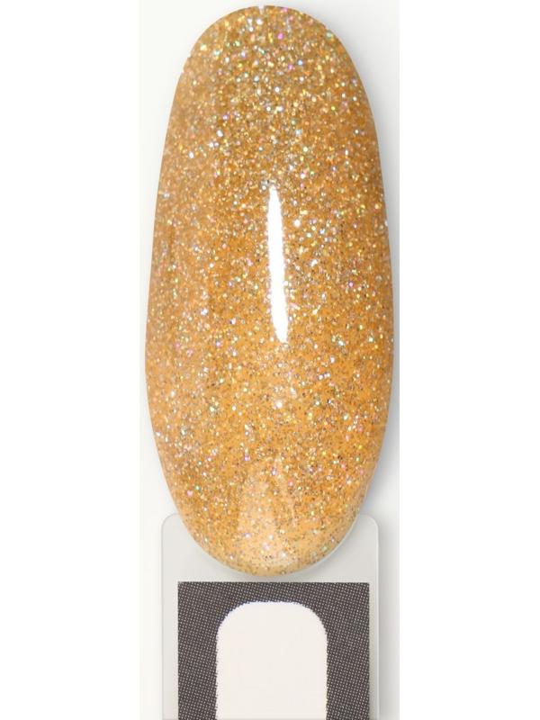 Гель лак для ногтей, «SHINING STAR», светоотражающий, 3-х фазный, 8мл, LED/UV, цвет золотистый (028)