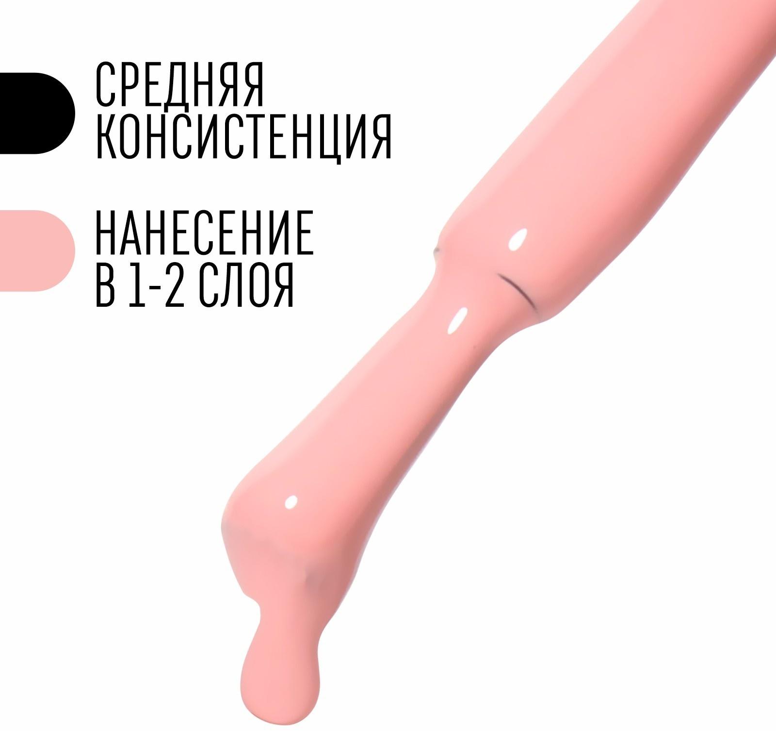 Гель лак для ногтей, «CLASSIC COLORS», 3-х фазный, 8мл, LED/UV, цвет дымчатая роза (11)