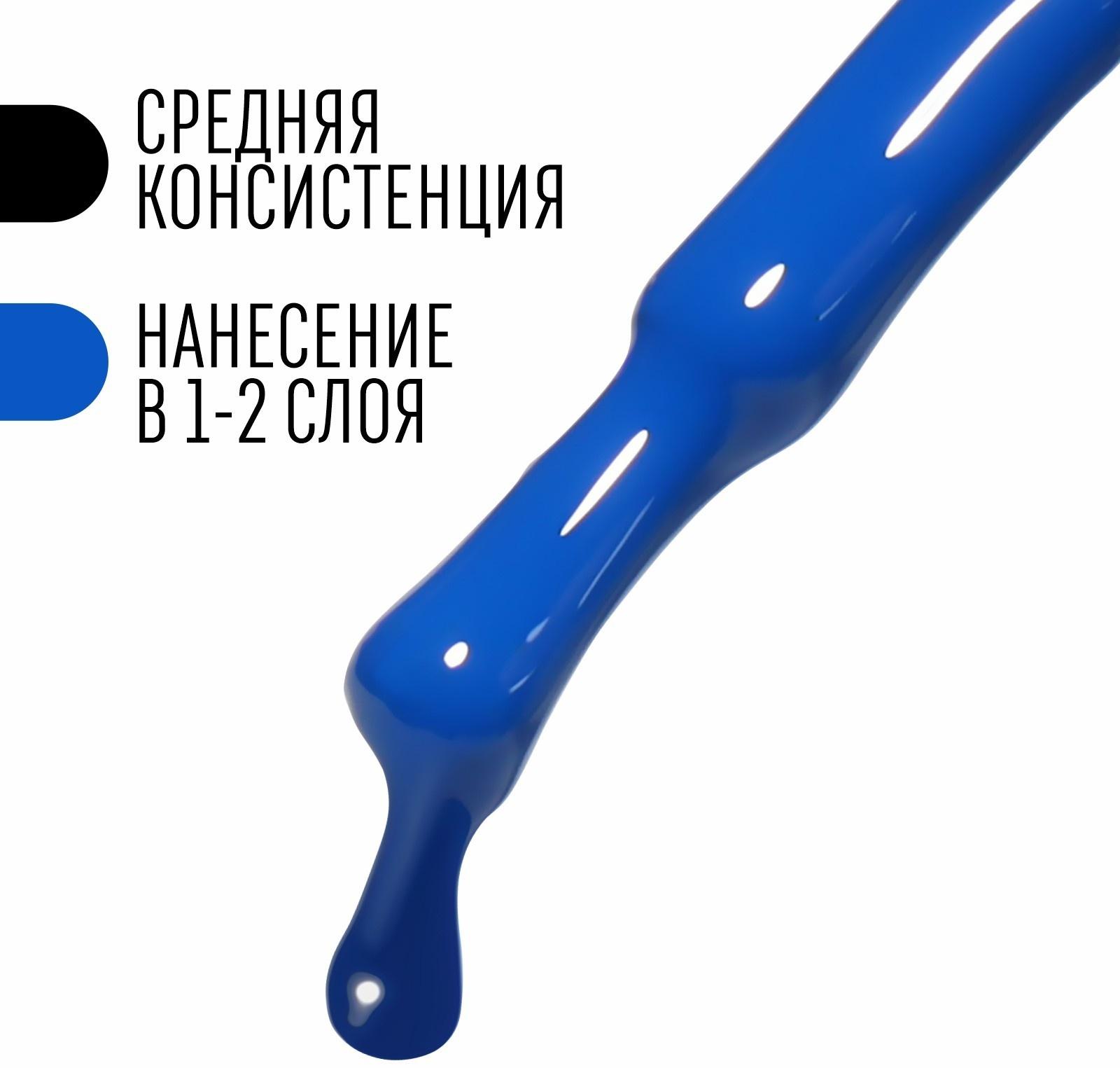 Гель лак для ногтей, «CLASSIC COLORS», 3-х фазный, 8мл, LED/UV, цвет индиго (66)