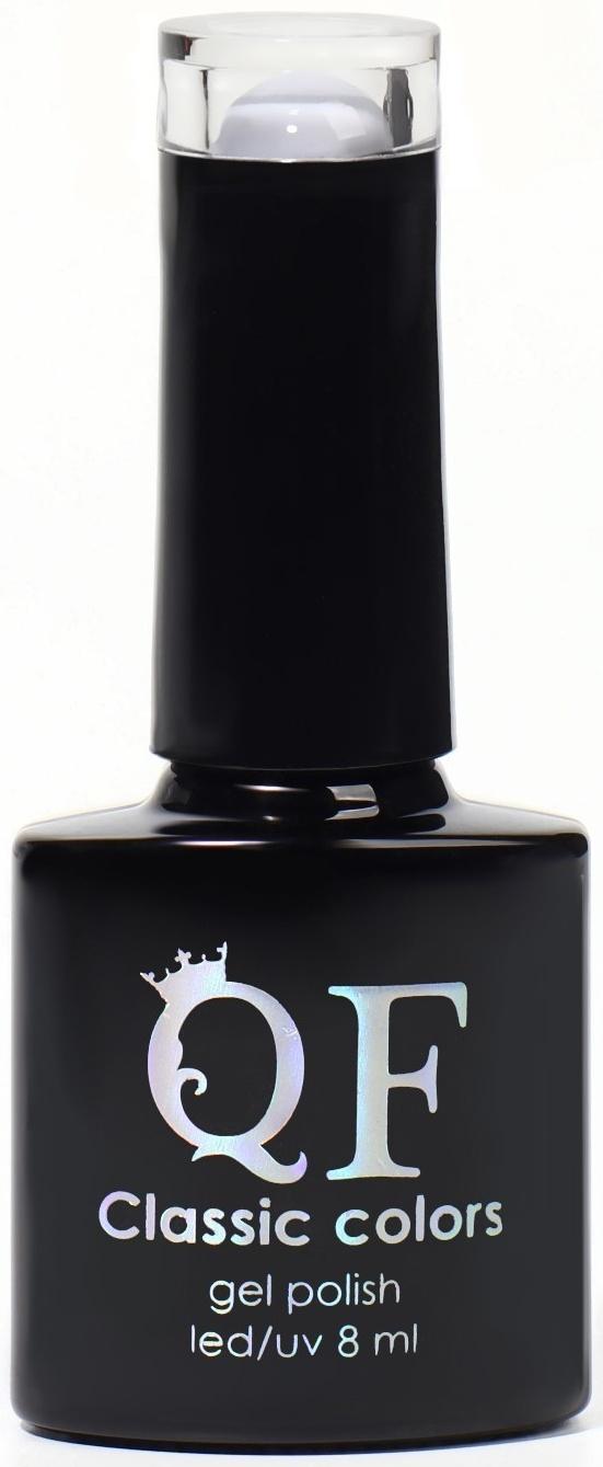 Гель лак для ногтей, «CLASSIC COLORS», 3-х фазный, 8мл, LED/UV, цвет светло-серый (73)