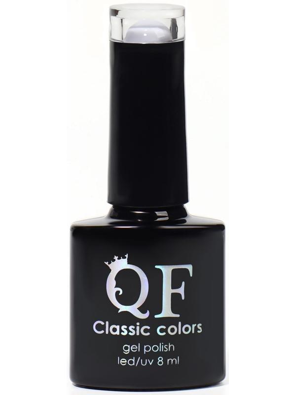 Гель лак для ногтей, «CLASSIC COLORS», 3-х фазный, 8мл, LED/UV, цвет светло-серый (73)