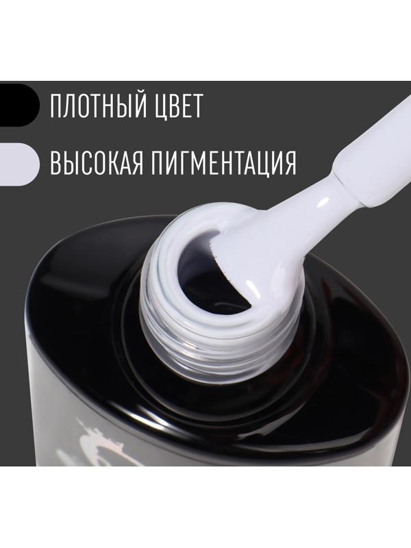 Гель лак для ногтей, «CLASSIC COLORS», 3-х фазный, 8мл, LED/UV, цвет светло-серый (73)