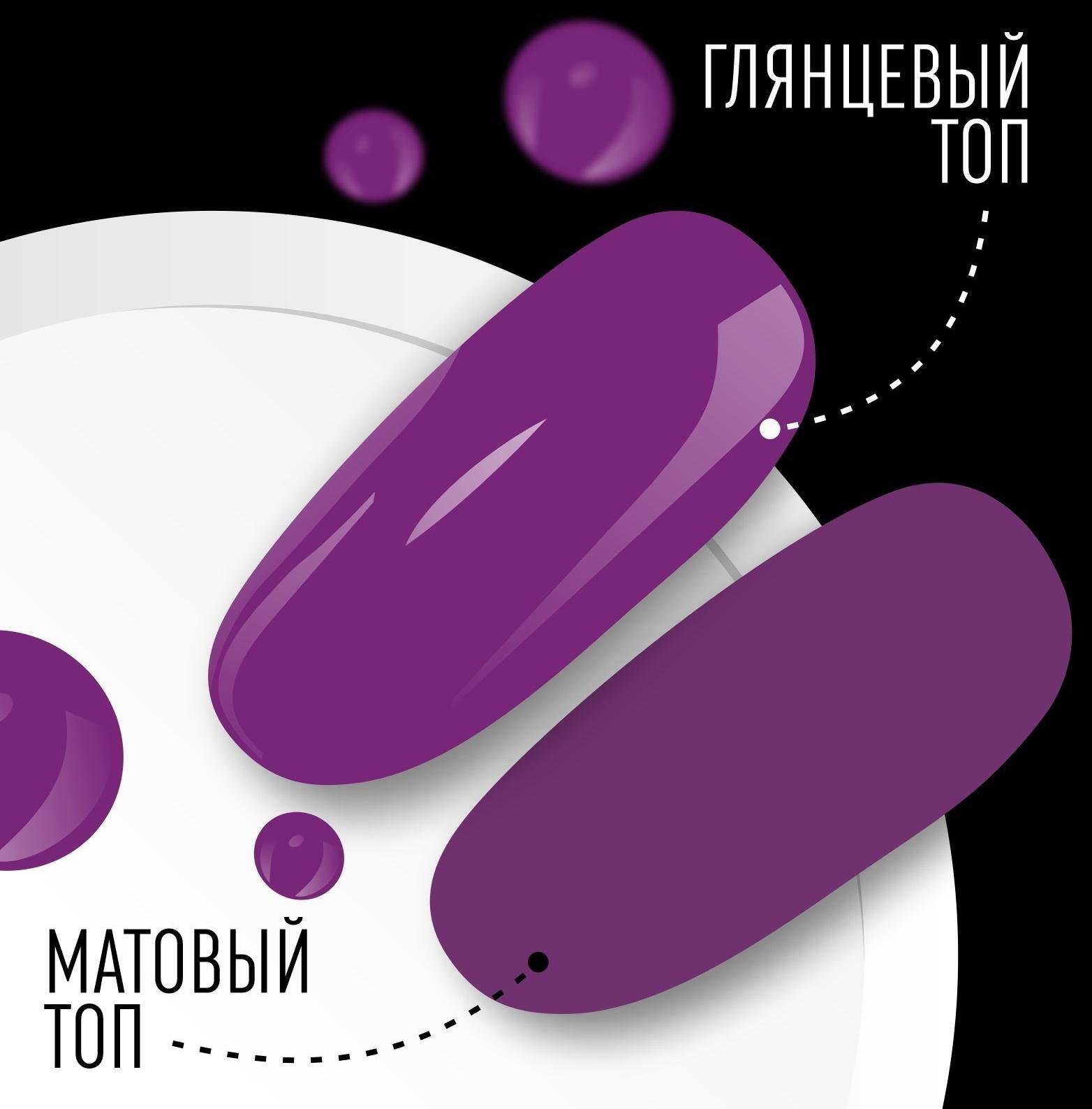 Гель лак для ногтей, «CLASSIC COLORS», 3-х фазный, 8мл, LED/UV, цвет фиолетовый (107)