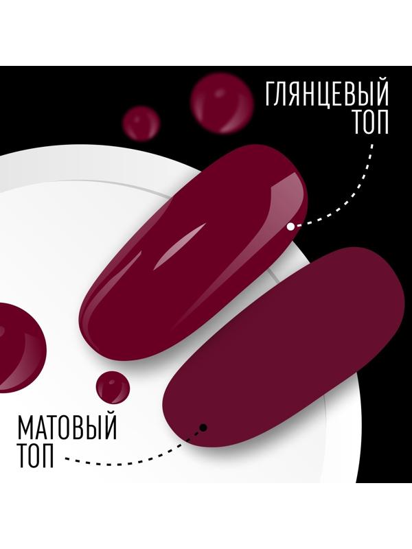 Гель-лак для ногтей, «CLASSIC COLORS», 3-х фазный, 8мл, LED/UV, цвет сливовый (124)