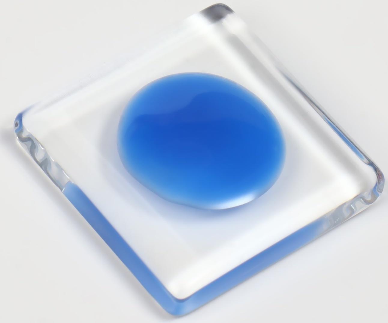 Гель лак для ногтей «GLOW IN THE DARK», 3-х фазный, 8 мл, LED/UV, люминесцентный, цвет синий (18)