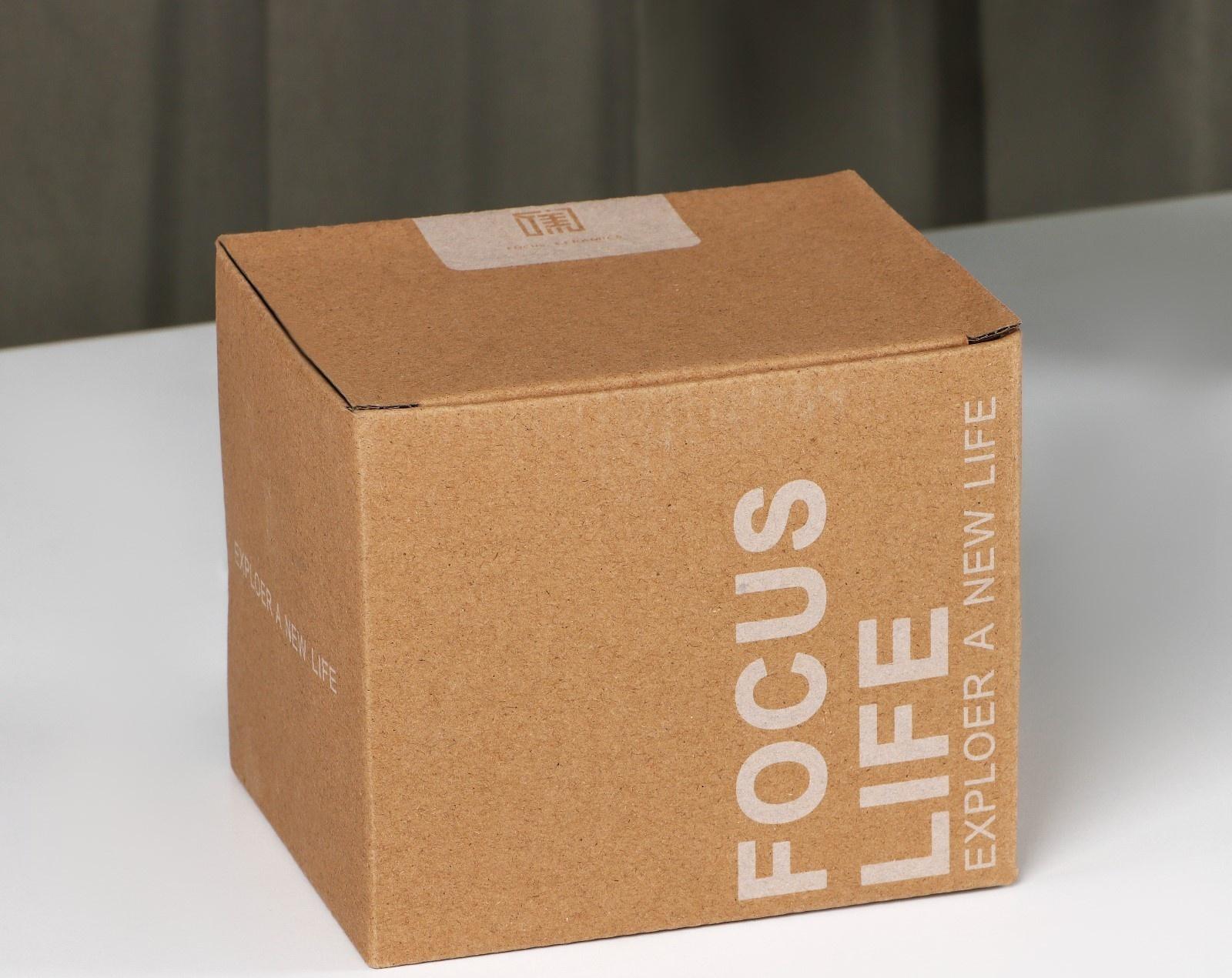 Кружка керамическая «Лапа тигра», 350 мл, цвет серый