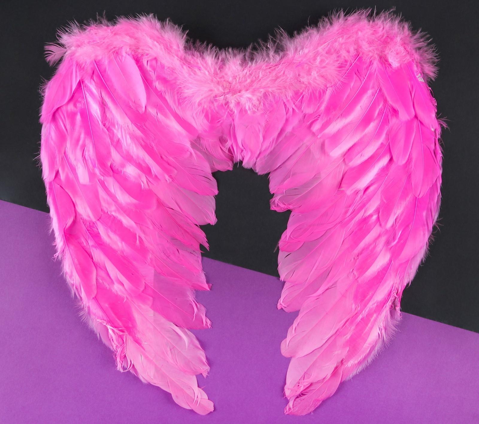 Крылья ангела, на резинке, 35 × 40 см, цвет розовый