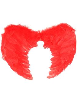 Крылья ангела, 59 × 59 см, красные