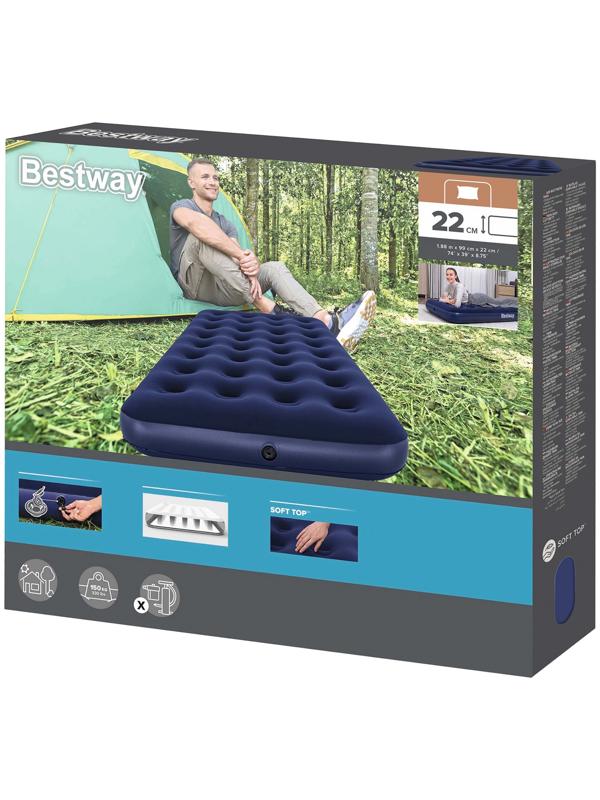 Матрас надувной, 188 х 99 х 22 см, 67001 Bestway